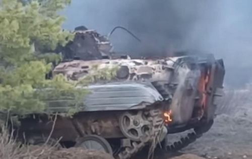 Атака тривала з 5:30 до 8:00 ранку: ЗСУ знищили колону російської бронетехніки 